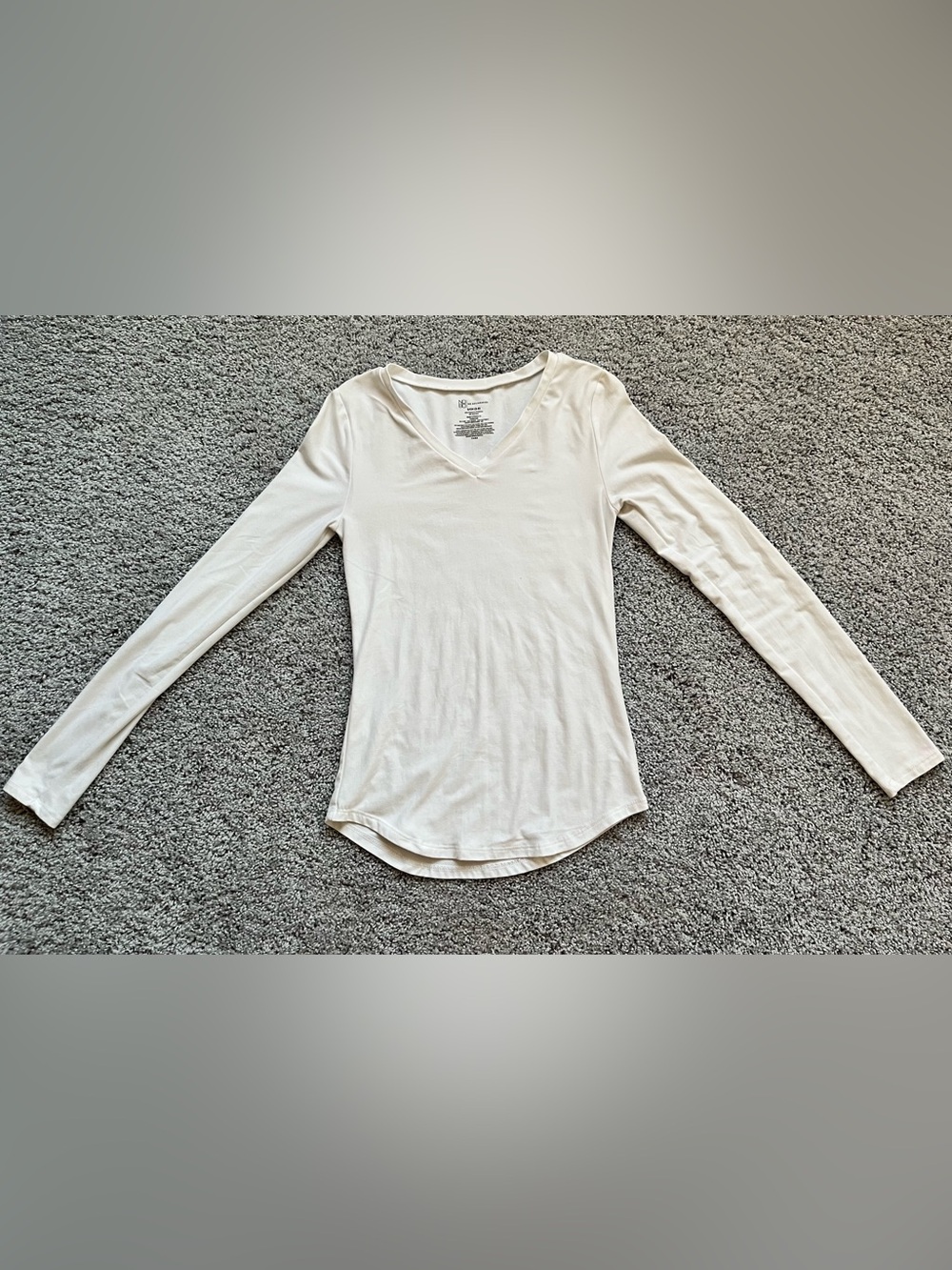 No Boundaries V-Neck Long Sleeve Tee